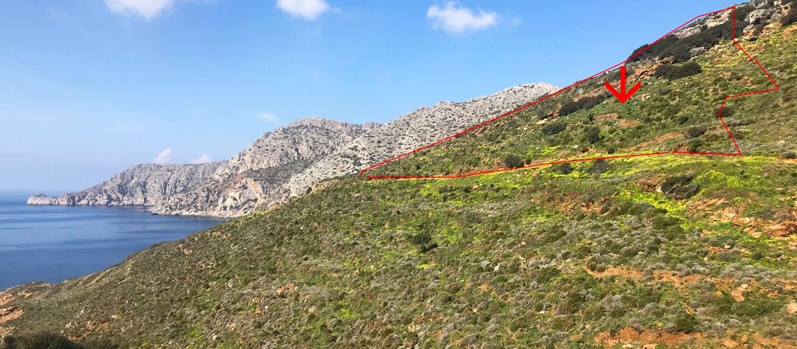 Πωλείται οικόπεδο ικανό για τουριστική αξιοποίηση Κατακρωτήρι, Λέρος Plot of land suitable for tourist development for sale in Katakrotiri, Leros εικόνα ακινήτου