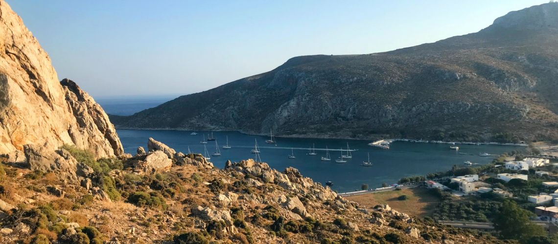 Πωλείται οικόπεδο με θέα ιδανικό για τουριστική ανάπτυξη Ξηρόκαμπος Λέρου Plot for sale with a view ideal for tourist development, Xirokampos, Leros εικόνα ακινήτου