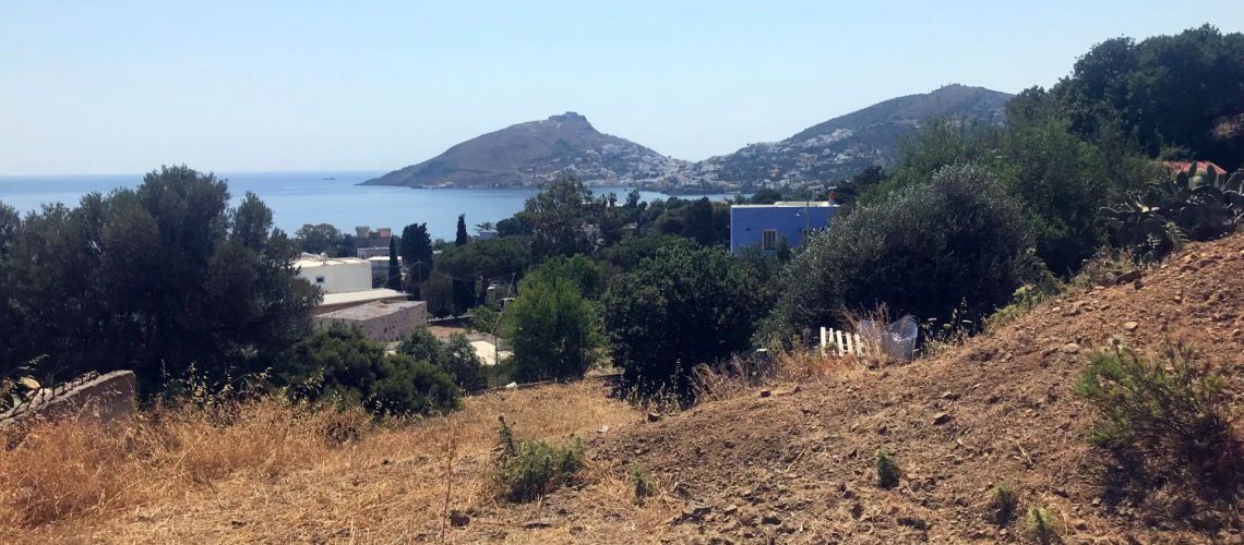 Πωλείται άρτιο και οικοδομήσιμο οικόπεδο σε ήσυχη περιοχή Άλιντα Λέρος A well-maintained and buildable plot of land for sale in a quiet area of Alinda, Leros εικόνα ακινήτου