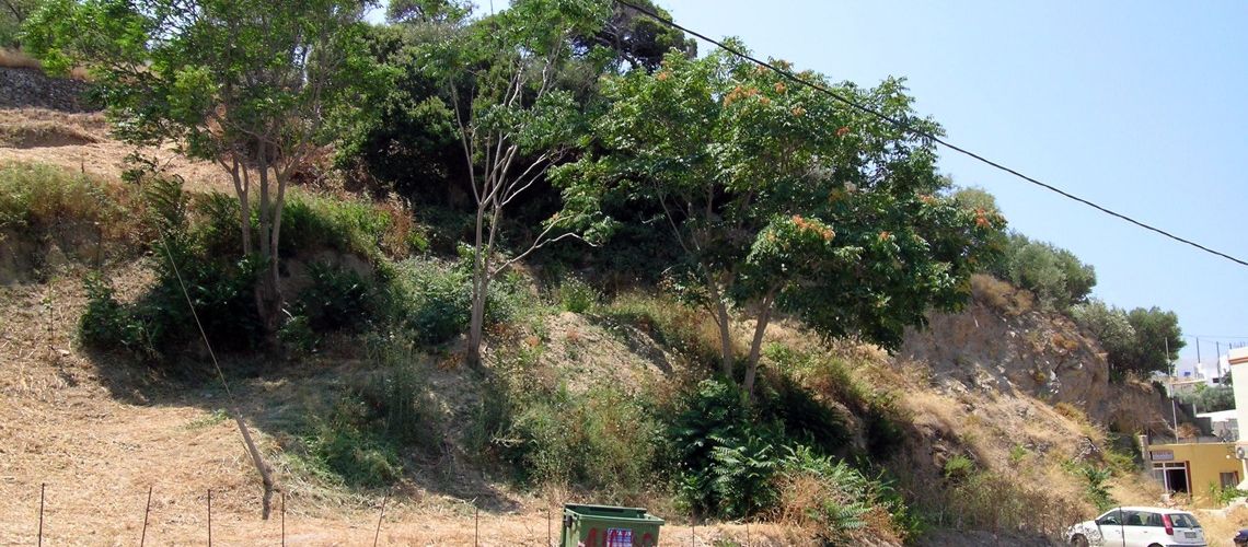 Πωλείται οικόπεδο με εμπορική προοπτική σε κεντρική τοποθεσία Λέρος Plot for sale with commercial potential in a central location in Leros εικόνα ακινήτου