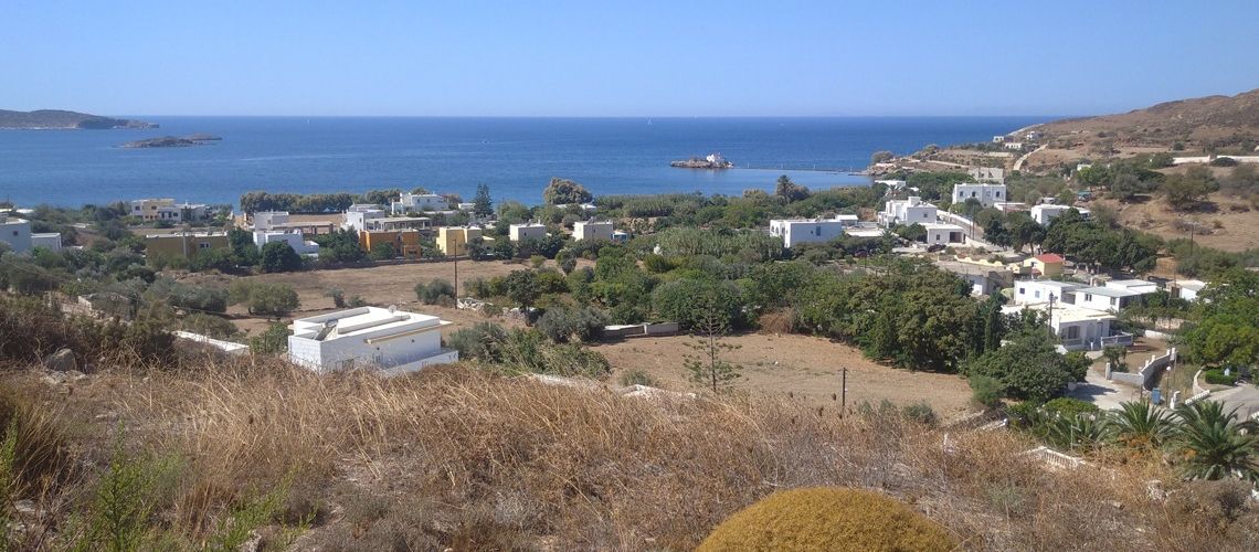 Οικόπεδο με θέα στον γραφικό Άγιο Ισίδωρο και το απέραντο γαλάζιο Κόκκαλη Λέρος Plot of land overlooking the picturesque Saint Isidoros and the vast blue Kokkali Leros εικόνα ακινήτου