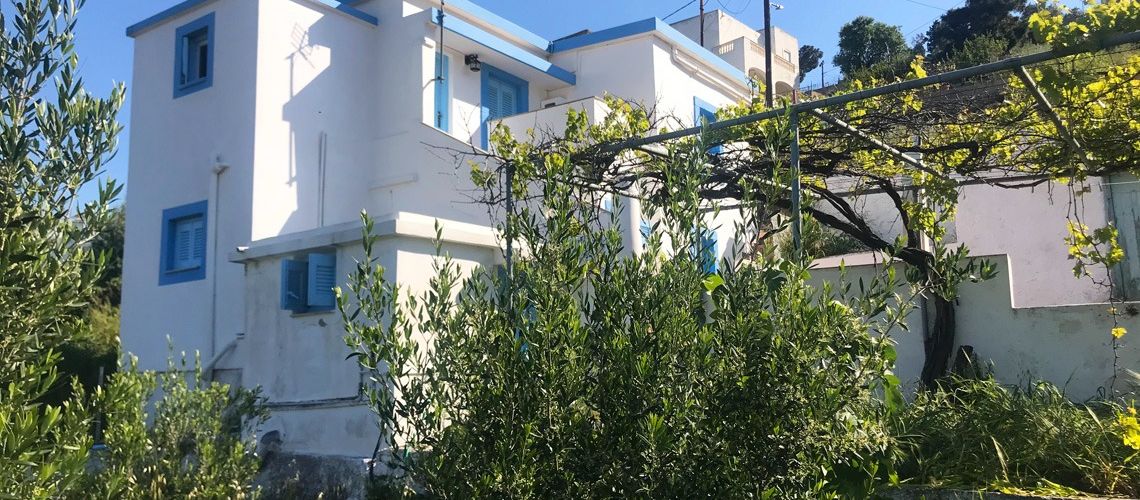 Ιδανικό για εξοχική κατοικία ή τουριστική εκμετάλλευση παραδοσιακή οικία με θέα, Γούρνα Λέρος Ideal for a country house or tourist farm, traditional house with a view, Gourna Leros εικόνα ακινήτου