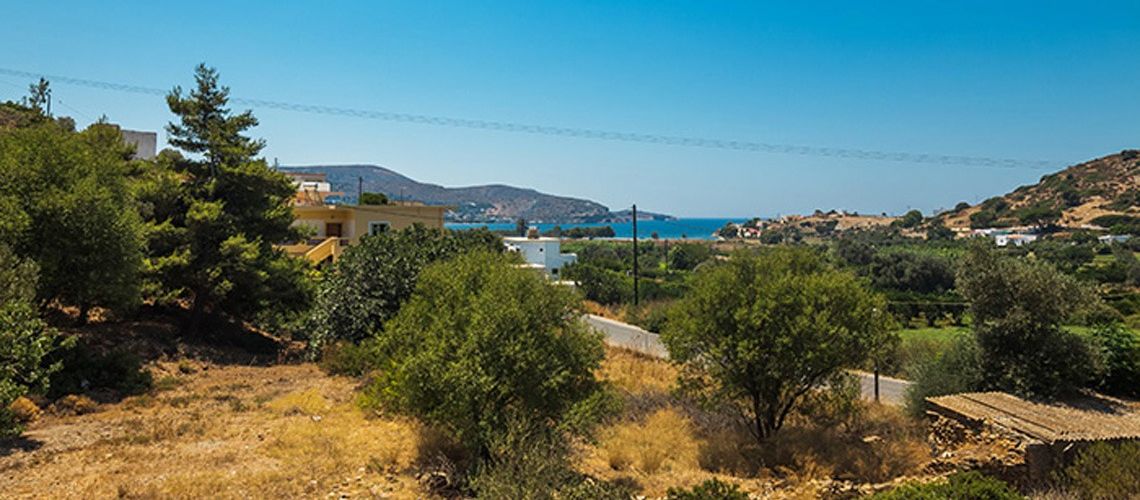 Οικόπεδο για πώληση με θέα θάλασσα σε κεντρική τοποθεσία Γούρνα Λέρος Plot for sale with sea view in a central location Gourna Leros εικόνα ακινήτου