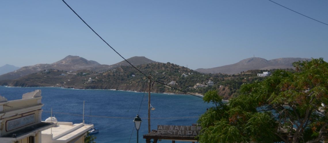 Κατοικία για πώληση με πανοραμική θέα στον γραφικό κόλπο Βρωμόλιθου Λέρος Residence for sale with panoramic view of the picturesque bay of Vromolithos, Leros εικόνα ακινήτου