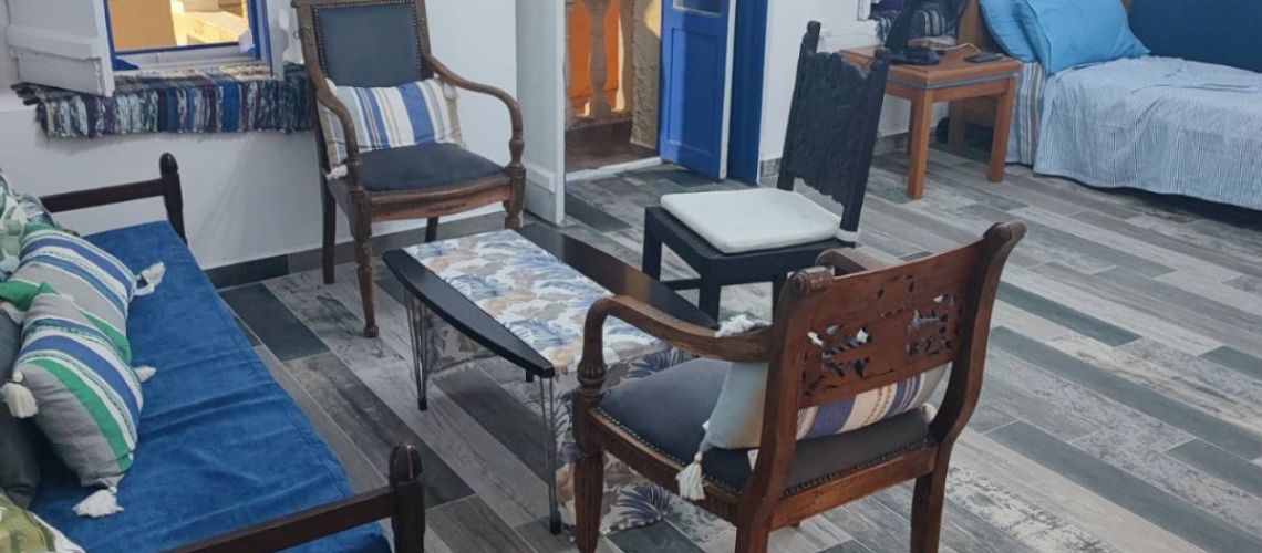 Πωλείται πέτρινη οικία με παραδοσιακή αρχιτεκτονική Πλάτανος Λέρος Stone house with traditional architecture for sale in Platanos, Leros εικόνα ακινήτου