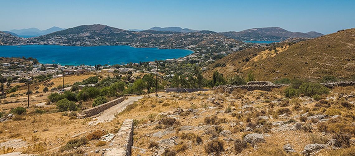 Οικόπεδο οικοδομήσιμο προς πώληση με καταπληκτική θέα Άλιντα Λέρος Building plot for sale with amazing view Alinda Leros εικόνα ακινήτου