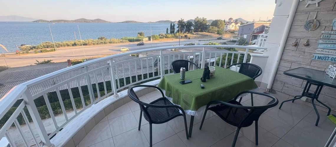Πωλείται παραθαλάσσιο διαμέρισμα με θέα στη Νέα Πέραμο Καβάλας εικόνα ακινήτου